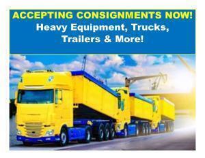 Accepting Construction Equipment Consignment for Online Auction